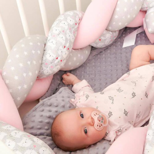 Ochraniacz do łóżeczka warkocz SuperMami