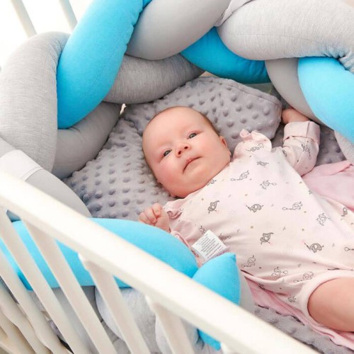 Ochraniacz do łóżeczka warkocz SuperMami