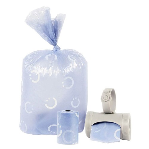 Pojemnik na woreczki do pieluch grey Ubbi