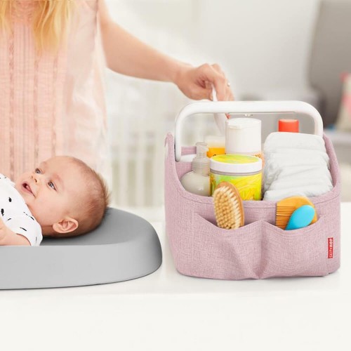 Organizer podróżny z lampką Heather Pink Skip Hop