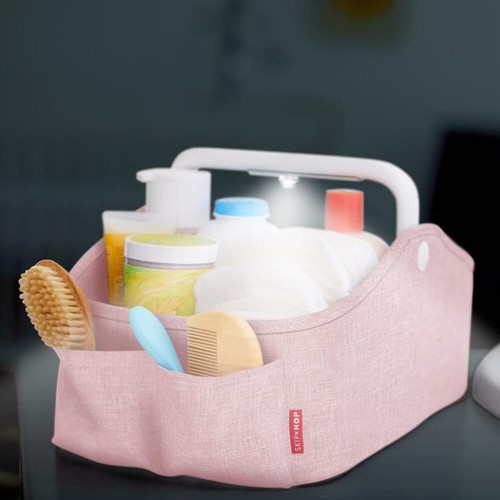 Organizer podróżny z lampką Heather Pink Skip Hop