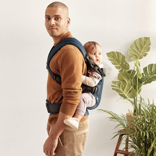 BABYBJORN - nosidełko Harmony 3D Mesh, Granat
