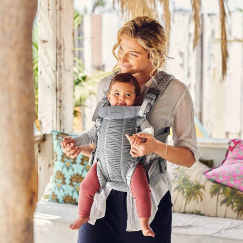 Nosidełko Harmony 3D Mesh srebrne BabyBjorn