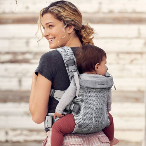 Nosidełko Harmony 3D Mesh srebrne BabyBjorn