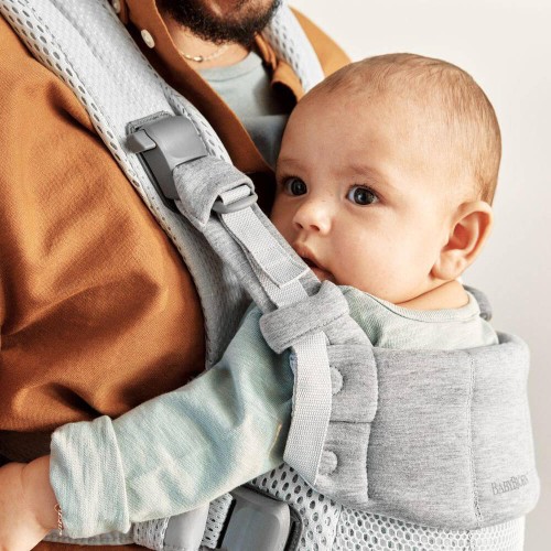 Nosidełko Harmony 3D Mesh srebrne BabyBjorn