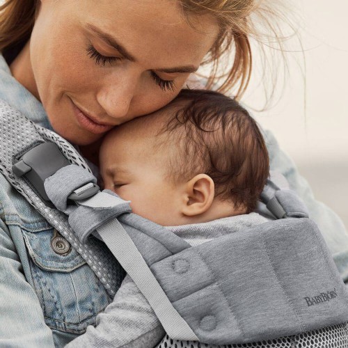 Nosidełko Harmony 3D Mesh srebrne BabyBjorn