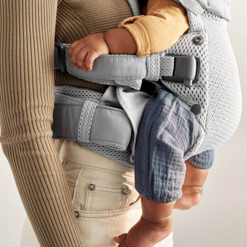 Nosidełko Harmony 3D Mesh srebrne BabyBjorn
