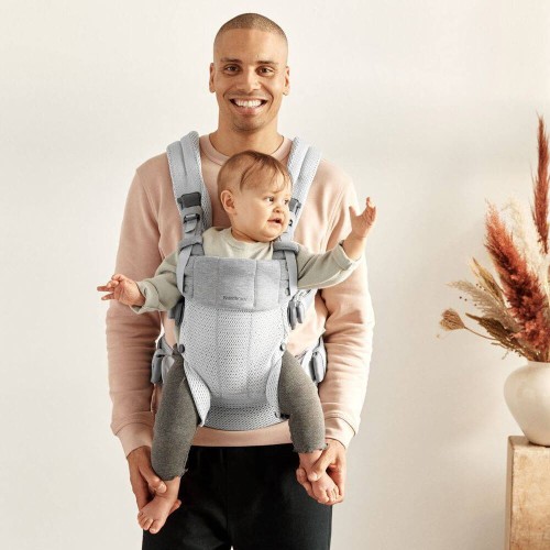 Nosidełko Harmony 3D Mesh srebrne BabyBjorn