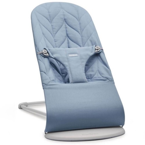 Leżaczek Bliss Cotton Petal Quilt niebieski BabyBjorn
