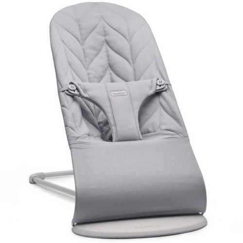 Leżaczek Bliss Cotton Petal Quilt jasny szary BabyBjorn
