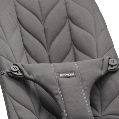 Leżaczek Bliss Cotton Petal Quilt antracyt BabyBjorn