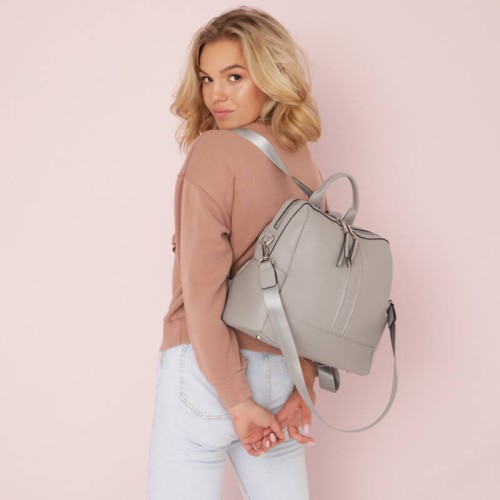 Plecak i torba dla mamy 2w1 MINI cool gray Joissy