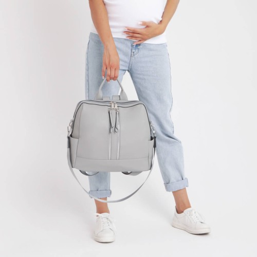 Plecak i torba dla mamy 2w1 MINI cool gray Joissy