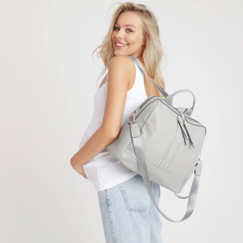 Plecak i torba dla mamy 2w1 MINI cool gray Joissy