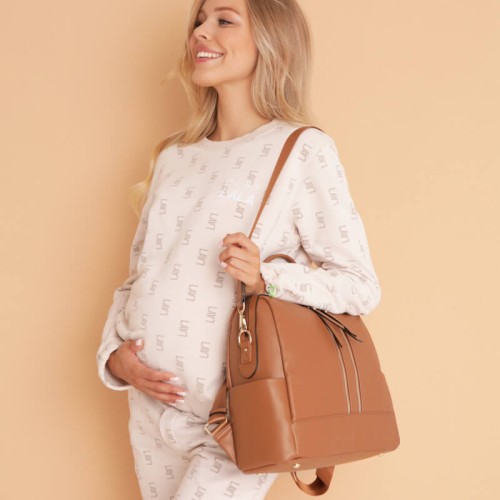 Plecak i torba dla mamy 2w1 MINI camel Joissy