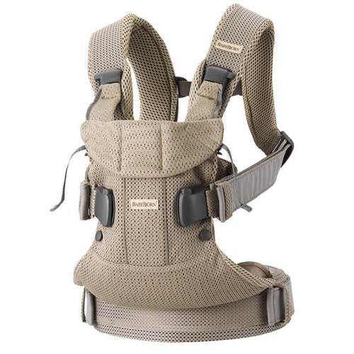 Nosidełko ONE Air 3D Mesh szary beż Babybjorn