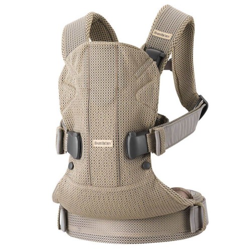 Nosidełko ONE Air 3D Mesh szary beż Babybjorn