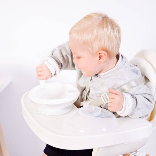 Tacka ABS do krzesełka Evolu 2+mata White Childhome