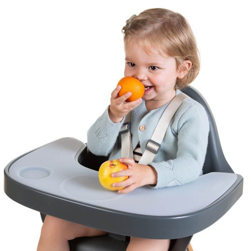 Tacka ABS do krzesełka Evolu 2+mata Anthracite Childhome