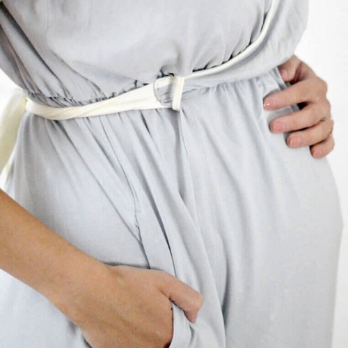 Koszula do porodu i karmienia Rea szara Medbest