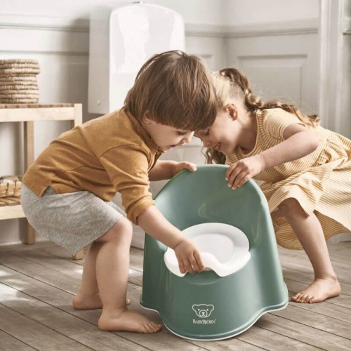 Nocnik fotelik ciemny zielony BabyBjorn
