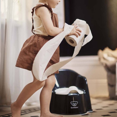 Nocnik fotelik czarny BabyBjorn