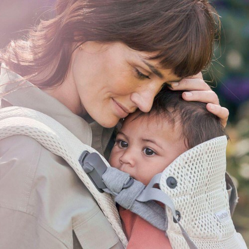Nosidełko Harmony 3D Mesh kremowe BabyBjorn