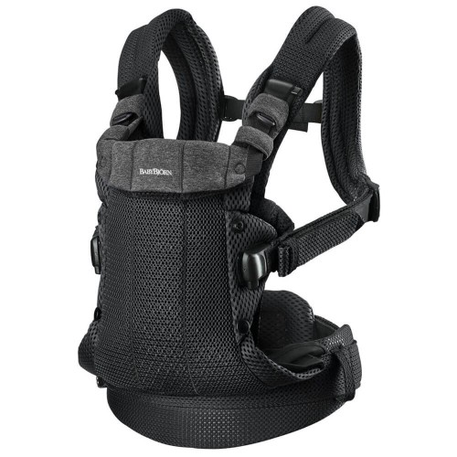 BABYBJORN - nosidełko Harmony 3D Mesh, Czarne