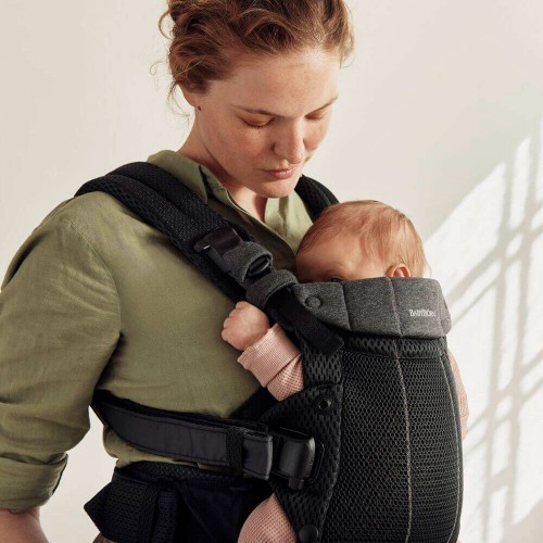 BABYBJORN - nosidełko Harmony 3D Mesh, Czarne