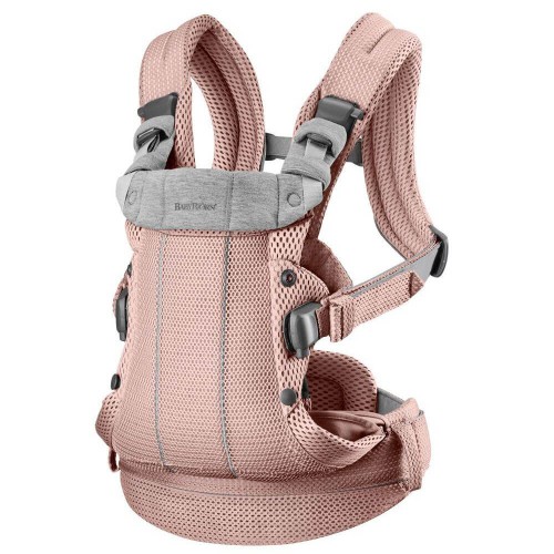 BABYBJORN - nosidełko Harmony 3D Mesh, Zgaszony Róż