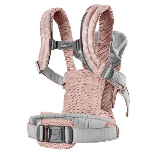 Nosidełko Harmony 3D Mesh zgaszony róż BabyBjorn