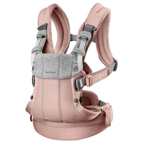 Nosidełko Harmony 3D Mesh zgaszony róż BabyBjorn
