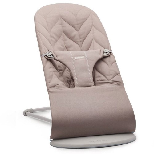 Leżaczek Bliss Cotton Petal Quilt piaskowy szary BabyBjorn