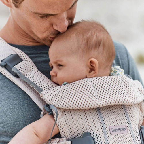 Nosidełko ONE Air 3D Mesh perłowy różowy Babybjorn