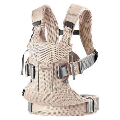 Nosidełko ONE Air 3D Mesh perłowy różowy Babybjorn