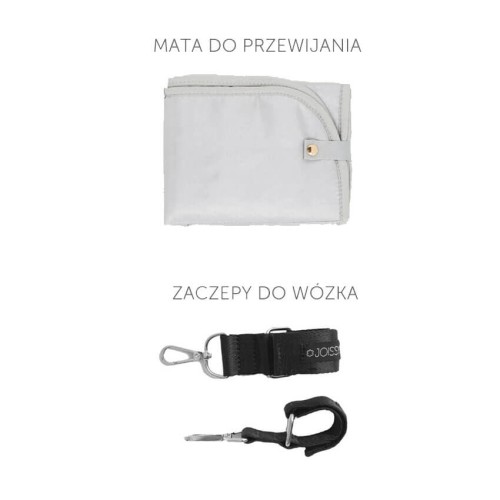 Plecak dla mamy MOON black silver Joissy