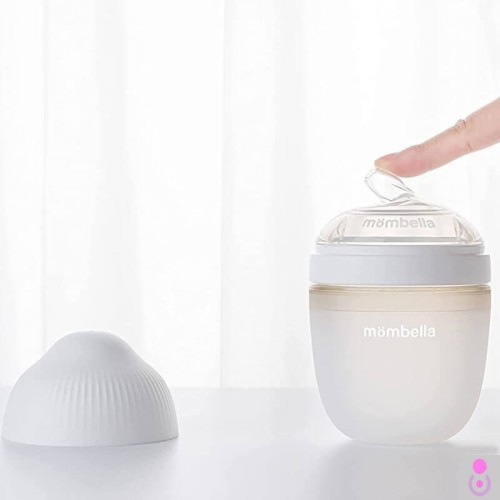 Butelka antykolkowa dla noworodka ivory silikonowa 210ml Mombella