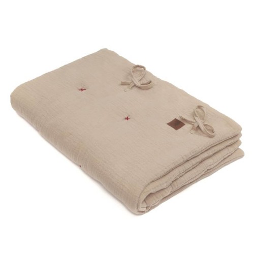 Rożek i kołderka muślin Horn Beige Hi Little One