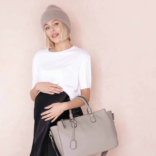 Mila torba dla mamy stone grey Joissy