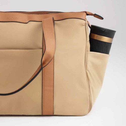 Torba do porodu i weekendowa dla mamy Weekender beige Joissy