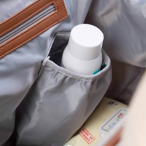 Torba Mommy bag Signature szara Childhome