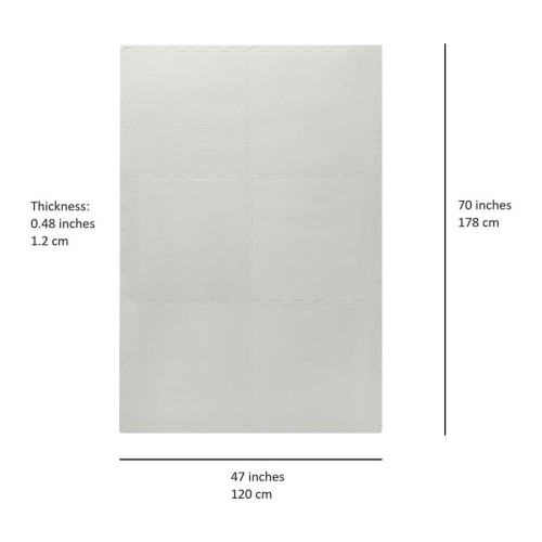Mata piankowa EVA grey 3 Sprouts