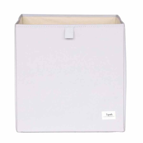 Pudełko na zabawki recycled Solid Light Gray 3 Sprouts