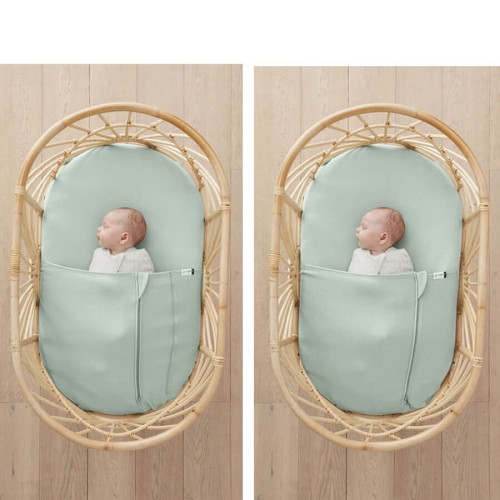 Kołderka nakładana na materac do kosza Mojżesza sage ergoPouch