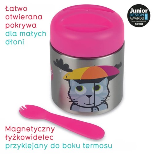 Termos obiadowy dla dzieci 300ml kot Bluebell Tum Tum