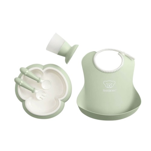 Zestaw obiadowy Powder Green BabyBjorn