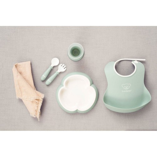 Zestaw obiadowy Powder Green BabyBjorn