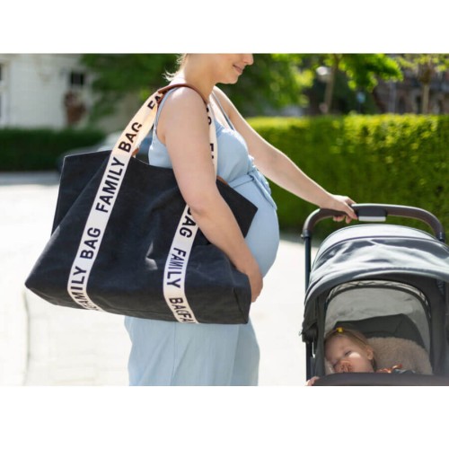 Torba Family Bag Signature czarna Childhome