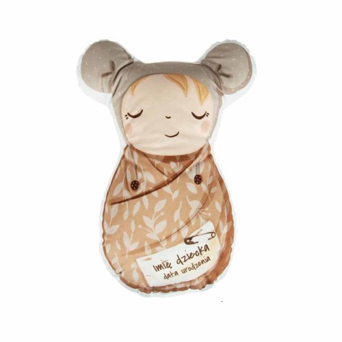 Poduszka NewBorn prezent z metryczką NB03