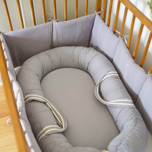 Kokon Newborn Nest muślin Strawberry Hi Little One